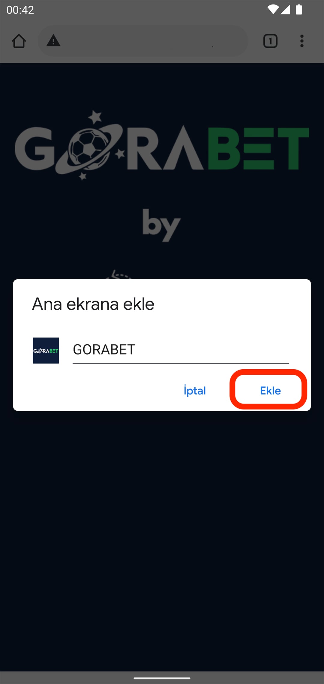 GORABET Mobil Tanıtım - Adım 6